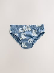 Sea Sun Stamp Print 100% Cotton Printed Briefs 5 Pack (1.5-10yrs) - Image 5 of 9