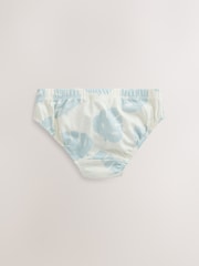 Sea Sun Stamp Print 100% Cotton Printed Briefs 5 Pack (1.5-10yrs) - Image 7 of 9