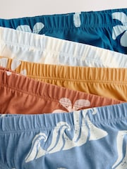 Sea Sun Stamp Print 100% Cotton Printed Briefs 5 Pack (1.5-10yrs) - Image 8 of 9