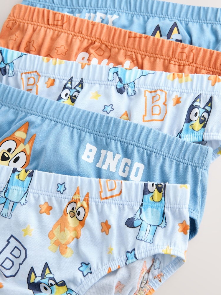 Blue Bluey Briefs 5 Pack (1.5-8yrs) - Image 8 of 9