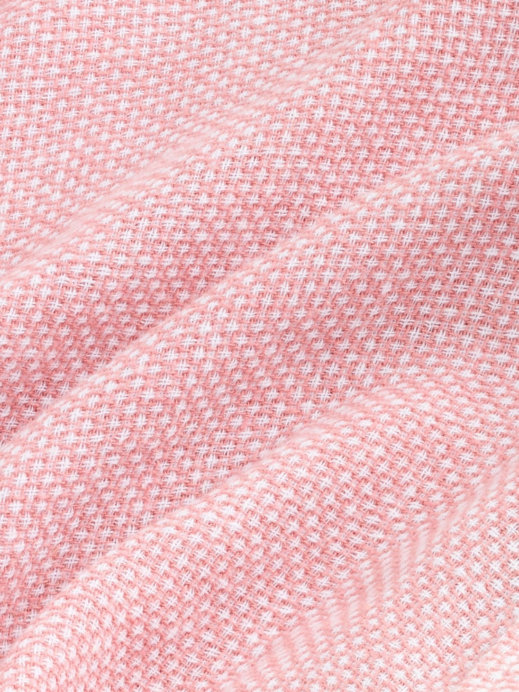 Rose - Col Classique - Chemise à manches courtes en lin et coton mélangés - Image 8 of 9