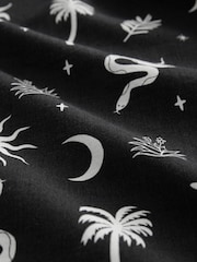 Black Snake Printed Short Sleeve Shirt - Image 7 of 8