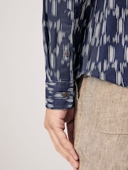 Blue Long Sleeve Printed Shirt - Image 5 of 8
