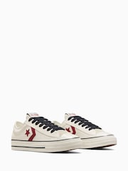 Converse Red/White Star Player 76 Low Trainers - Image 3 of 8