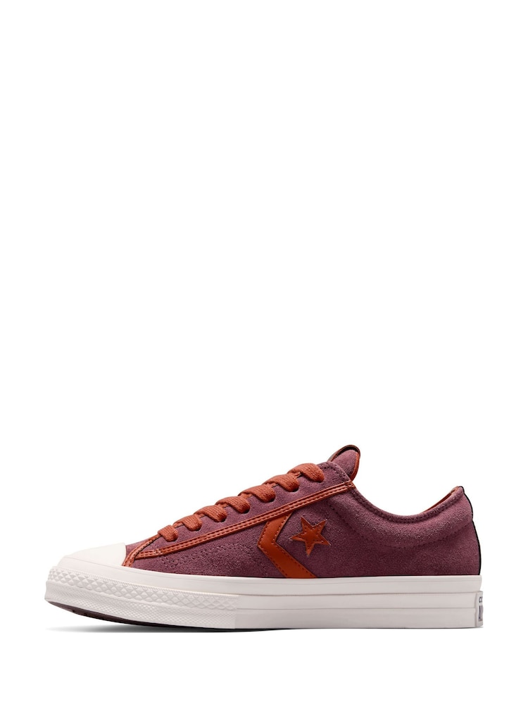Converse Red Star Player 76 Ox Trainers - Image 2 of 9