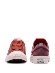 Converse Red Star Player 76 Ox Trainers - Image 8 of 9