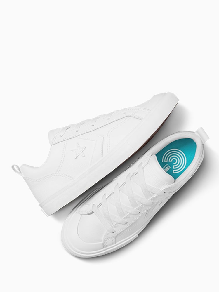 Buy Converse White Youth Pro Blaze Strap Trainers from Next Egypt