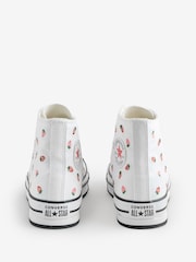 Converse Black Youth EVA Lift Strawberry Print Trainers - Image 3 of 9