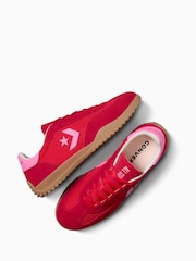 Converse Red Run Star Low Trainers - Image 6 of 7