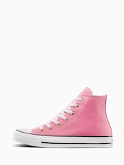 Converse Pink Chuck Taylor All Star Peached Canvas Trainers - Image 2 of 7