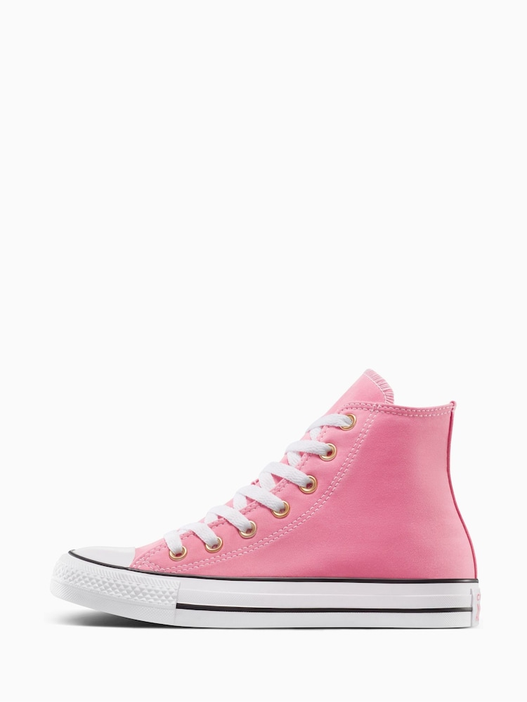 Converse Pink Chuck Taylor All Star Peached Canvas Trainers - Image 2 of 7