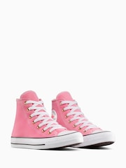 Converse Pink Chuck Taylor All Star Peached Canvas Trainers - Image 3 of 7