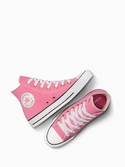 Converse Pink Chuck Taylor All Star Peached Canvas Trainers - Image 4 of 7