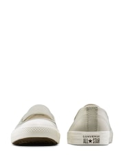 Converse Beige Chuck Taylor All Star Dainty Mary Jane Trainers - Image 9 of 11