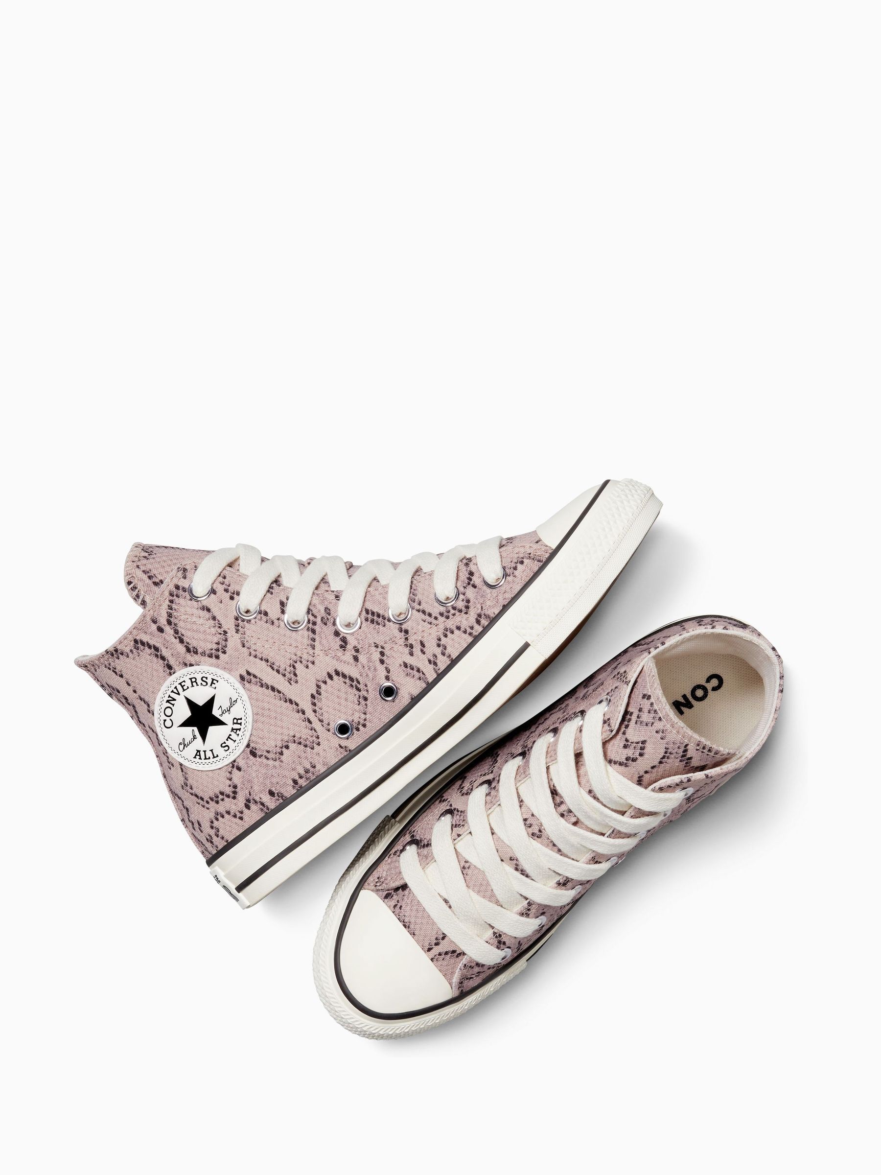 Buy Converse Purple Chuck Taylor All Star Snakeskin Print Trainers