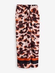 B by Ted Baker Animal Print Woven Viscose Beach Skirt - Image 5 of 7