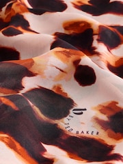 B by Ted Baker Animal Print Woven Viscose Beach Skirt - Image 6 of 7