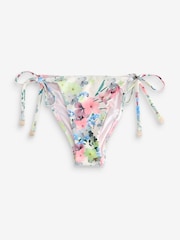 B by Ted Baker Ditsy Floral Tie Side Bikini Bottoms - Image 6 de 6