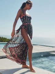 B by Ted Baker Black Floral Cover-Up - Image 1 of 4