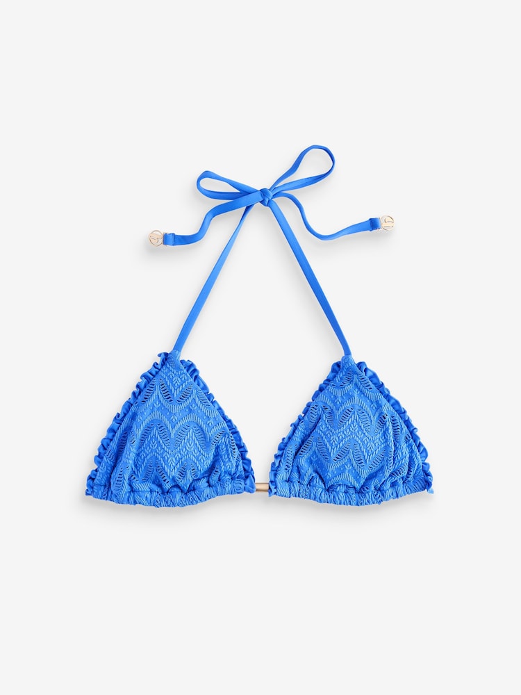 Haut de bikini triangle texturé B by Ted Baker Bleu - Image 5 of 5