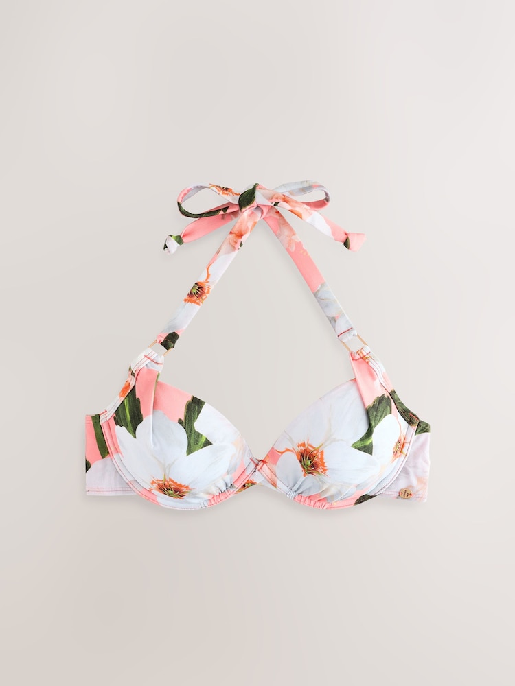 B by Ted Baker Triangle Hardware Bikini Top - Image 6 of 6