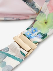 B by Ted Baker Ditsy Floral Bandeau Tie Detail Bikini Top - Image 7 of 7