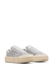 Converse Grey/White Chuck Taylor All Star Cruise Trainers - Image 4 of 9