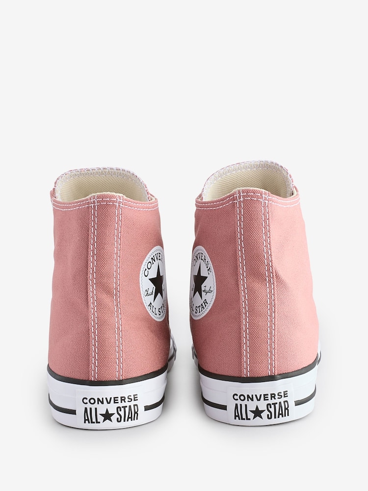 Converse Pink Chuck Taylor All Star High Trainers - Image 4 of 9