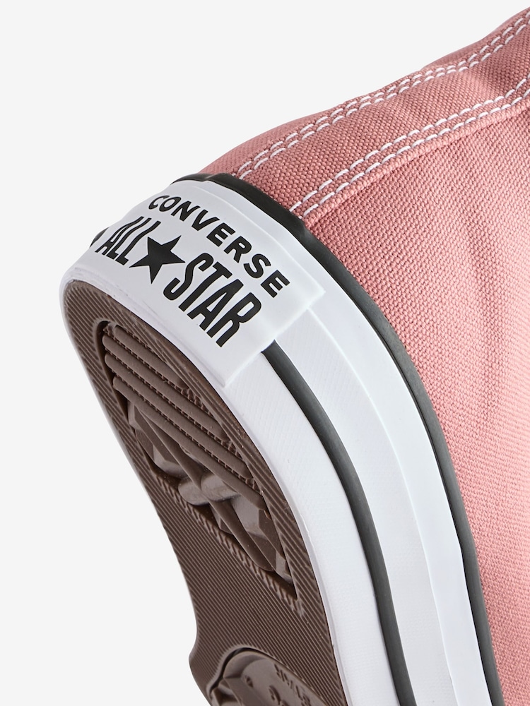 Converse Pink Chuck Taylor All Star High Trainers - Image 7 of 9