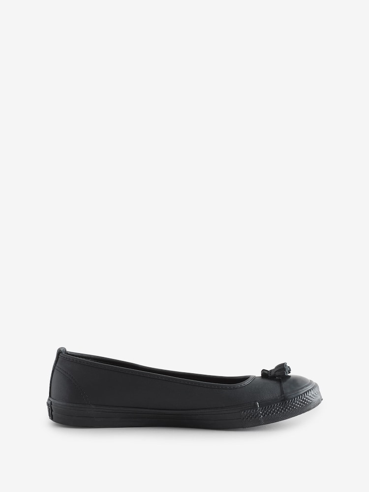 Converse Black Chuck Taylor All Star Ballerina Shoes - Image 1 of 9