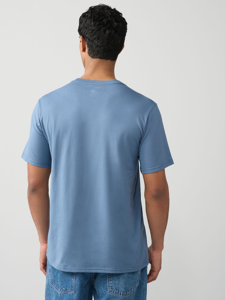 Converse Star Chevron Embroidered 100% Cotton T-Shirt - Image 2 of 5