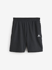 Converse Black Embroidered Star Chevron Shorts - Image 1 of 1