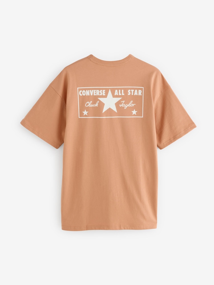 Converse Orange All Star License Plate 100% Cotton T-Shirt - Image 2 of 2