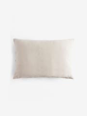 Ochre Yellow 100% Cotton Ria 40 x 59cm Abstract Velvet Cushion - Image 4 of 5