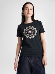 Converse Black Hearts T-Shirt - Image 1 of 4