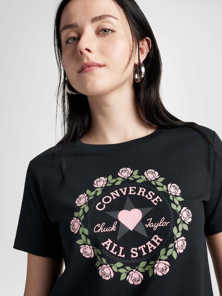 Converse Black Hearts T-Shirt - Image 4 of 4