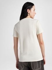 Converse White Slim Fit T-Shirt - Image 4 of 4