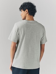 Converse Grey Classic 100% Cotton T-Shirt - Image 2 of 4