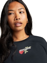 Укороченная футболка Converse Oversized Hearts - Изображение 4 из 6