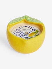 Yellow/Blue Lemon and Bergamot Shaped Scented Candle - Image 4 of 5