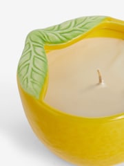 Yellow/Blue Lemon and Bergamot Shaped Scented Candle - Image 5 of 5