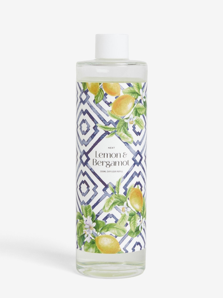 Lemon and Bergamot 200ml Fragranced Reed Refill Diffuser - Image 5 of 5