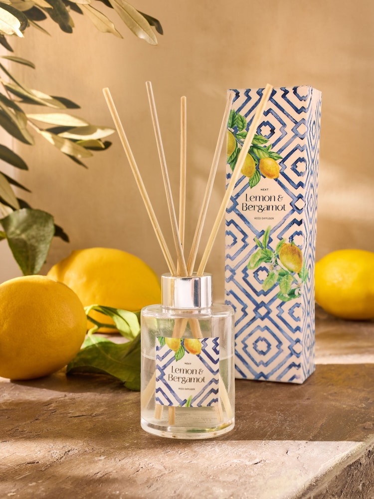 Lemon and Bergamot 50ml Fragranced Reed Diffuser - Image 1 of 4