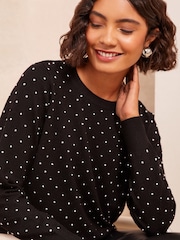 Friends Like These Black Hotfix Knit Jumper - Image 1 of 4