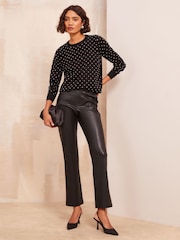 Friends Like These Black Hotfix Knit Jumper - Image 3 of 4