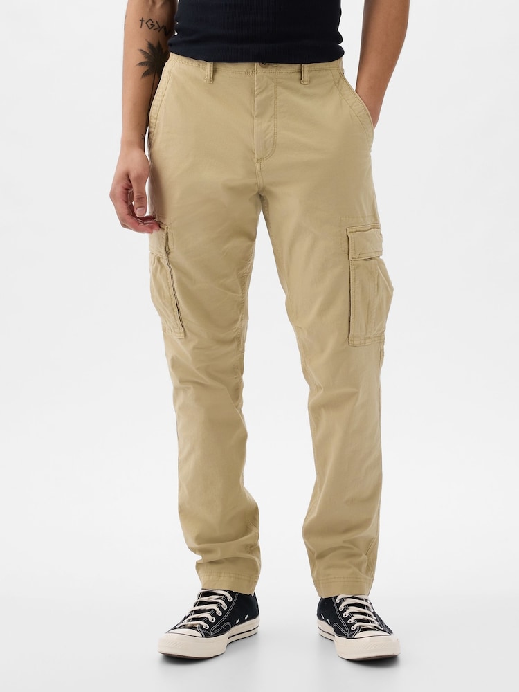 Gap Beige Slim Fit Cargo Trousers - Image 2 of 5
