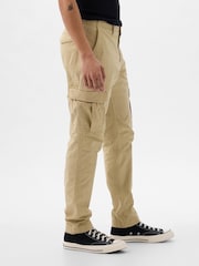 Gap Beige Slim Fit Cargo Trousers - Image 4 of 5