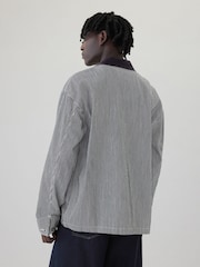 Gap Blue Railroad Denim Chore Jacket - Image 2 of 8