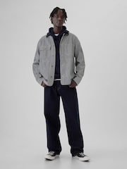 Gap Blue Railroad Denim Chore Jacket - Image 3 of 8