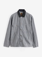 Gap Blue Railroad Denim Chore Jacket - Image 4 of 8